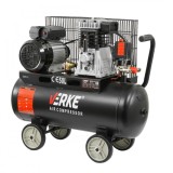 Compresor de aer , 2CP 230V 130 L/min 8 bari, capacitate rezervor 50 litri, Verke