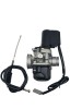 Carburator Piaggio Typhoon &Oslash;17.5mm (soc electric) 80cc - include cablu acceleratie, Oem