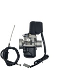 Carburator Piaggio Typhoon &Oslash;17.5mm (soc electric) 80cc - include cablu acceleratie, Oem