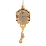 Cumpara ieftin Ornament brad Craciun sticla aurie maro 6x4x15 cm
