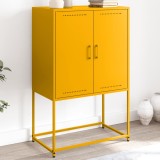 Dulap TV Gossi Antracit 68x39x60.5 cm Otel Industrial Comoda Living