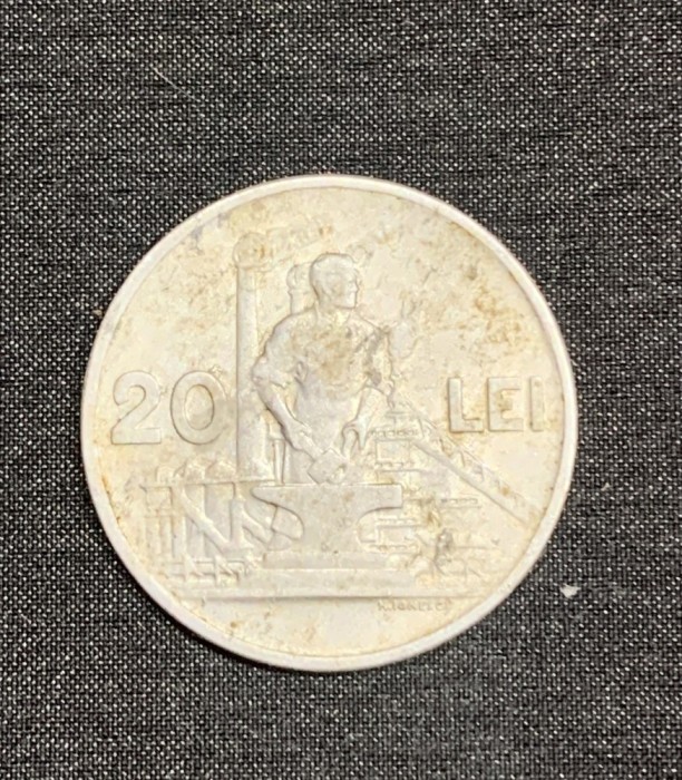 Moneda 20 lei 1951 aluminiu