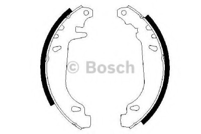 Set saboti frana RENAULT TWINGO I (C06) (1993 - 2012) BOSCH 0 986 487 272 foto