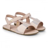 Sandale Fete Bibi Baby Birk Mini Camelia Glow 22 EU, Roz, BIBI Shoes