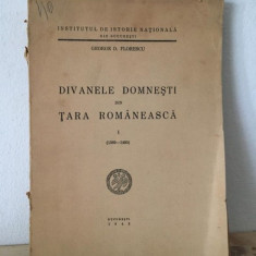 George D. Florescu - Divanele Domnesti din Tara Romaneasca I (1389-1495)