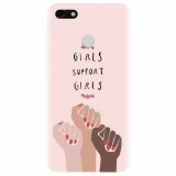 Husa silicon pentru Huawei P9 Lite mini, Girls Supportgirls
