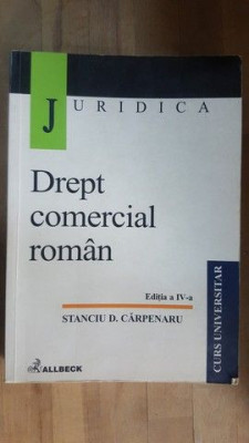 Drept comercial roman- Stanciu D.Carpenaru foto