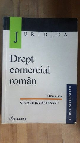 Drept comercial roman- Stanciu D.Carpenaru