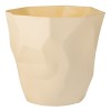 Cos gunoi plastic 12L Ecru 32x30x29.5cm fara capac. Cos menajer birou/baie plastic crem