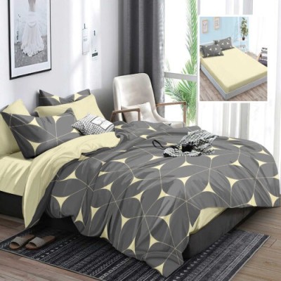 Lenjerie finet 6 piese cu husa - 160x200 si 180x200 (hf6p207) foto
