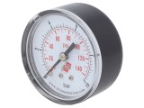 Manometru 0-10 Bar, 50mm, G1/4, Model M50A.PL010G14, Carcasa Plastic, Clasa Acuratete 2.5