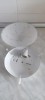 Plafoniere cu soclu de ceramica, capace de sticla, soclu E27, Oem