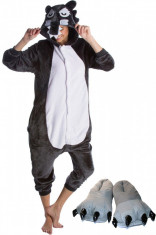 PJM128-1822 Set pijama kigurumi + papuci de casa foto