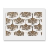 Sablon Perete vopsire, tencuiala 900x600x0.7mm Art Deco Cranes Refolosibil, model MXSP7045