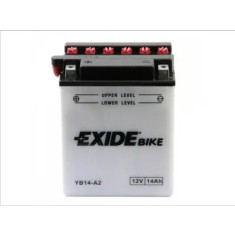 Baterie moto 12V 14Ah (YB14-A2) pachet acid inclus Exide