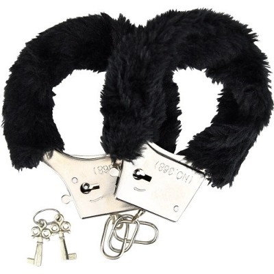 Catuse cu blanita - Loving Joy Catuse cu Blanita Negre Distractive in Cuplu Complet Ajustabile pe Incheietura foto