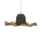 Cumpara ieftin Lustra Darla E27 natural 57x57x110 cm