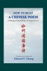 How to Read a Chinese Poem