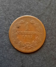 1 Kreuzer Leopold I 1852, Statele Germane - G 4303