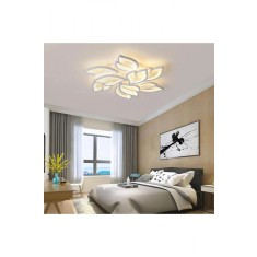 Lustra LED Voaiaj cu Telecomanda117W Dimabila Alb