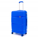 Troler Waves, Albastru, 76x48x29 cm ComfortTravel Luggage, Ella Icon