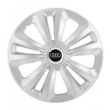 Cumpara ieftin Set 4 capace roti Creative REY&reg;, potrivite jantelor de R16, pentru Audi, model terra cromat, Autohelix MSA