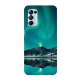 Husa compatibila cu Oppo A74 model Northern lights, Silicon, TPU, Viceversa, Transparent, Carcasa