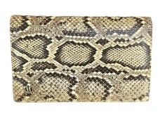 POȘETĂ VINTAGE DE TIP CLUTCH DIN PIELE NATURALA DE ȘARPE PITON