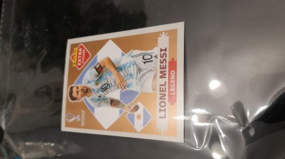 Messi Panini 2022 Bronze Extra Sticker/ extrem de rar/ Different Assets foto