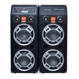 Set 2 Boxe Active cu Bluetooth USB SD MP3 Karaoke Chitara DP2304 360W
