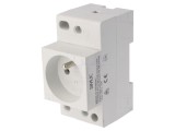 Conector Alimentare AC Mamă 250VAC 16A pentru Șină DIN
