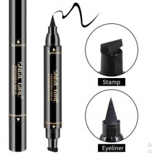 Eyeliner 2in1, lichid, rezistent la apa, 3,5ml foto