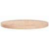 Blat de masa rotund, &Oslash;80x4 cm, lemn masiv stejar netratat, DKD Home Decor