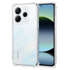 Husa antisoc pentru xiaomi redmi note 14 4g, airbag pro, clear foto