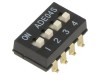 DIP Switch ON-OFF 0.1A/24VDC 2-Position SMT