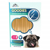 Recompensa pentru Caini Goodies Dental Stick 4 Dog cu Dovlecel si Vitamine, 80 g