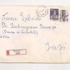 FD5 - Plic Circulat Intern, Iasi- Botosani- Include corespondenta ,1976