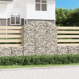 Cumpara ieftin Coș gabion arcuit, 150x30x160/180 cm, fier galvanizat