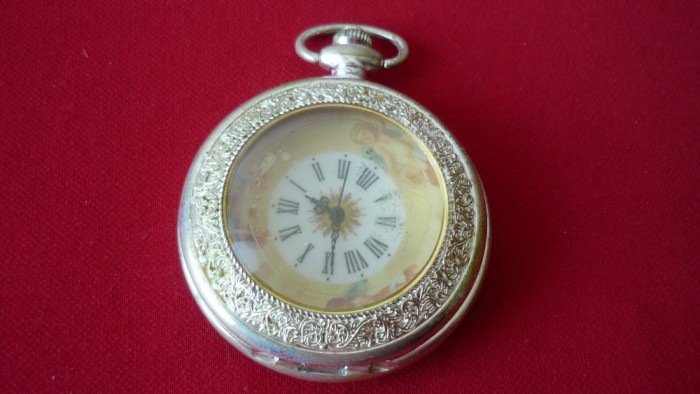 CEAS DE BUZUNAR MECANIC ARGINTAT, NEFOLOSIT.