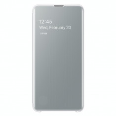 Husa Plastic Samsung Galaxy S10e G970, Clear view, Alba EF-ZG970CWEGWW