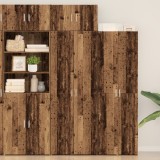 Cabinet de Depozitare vidaXL Lemn Vechi 70x42.5x225 cm Lemn Ingineresc, Cabinet de Perete vidaXL Lemn Vechi 70x42.5x40 cm Lemn Ingineresc