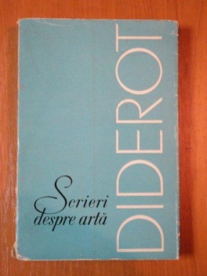 SCRIERI DESPRE ARTA de DENIS DIDEROT, 1967 foto