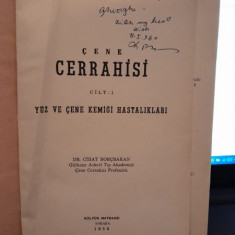 Cene Cerrahisi, Cilt 1 - Cihat Borcbakan (Chirurgie maxilo-facială, volumul 1. cu dedicatia autorului)