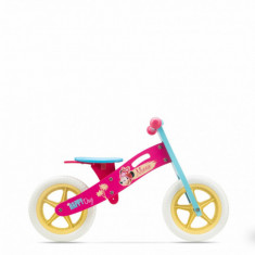 WOODEN BALANCE BIKE, SEVEN, MODEL MINNIE, 12 INCH, ROZ BLUE