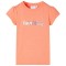 Tricou de copii m&acirc;neci tip șapcă portocaliu neon 92