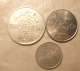 LOT 3 MONEDE ARABIA SAUDITA 14?/, Africa