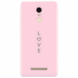 Husa silicon pentru Xiaomi Remdi Note 3, Love