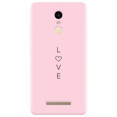 Husa silicon pentru Xiaomi Remdi Note 3, Love foto