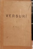 Versuri 1878-1890 - A. Naum (1890, Iași) - Carte Veche, Bibliofilie, Editie Originala