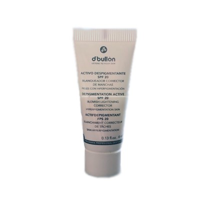Plic Crema Corectoare Ten Pigmentat SPF 20 D&amp;#039;Bullon 4 ml foto
